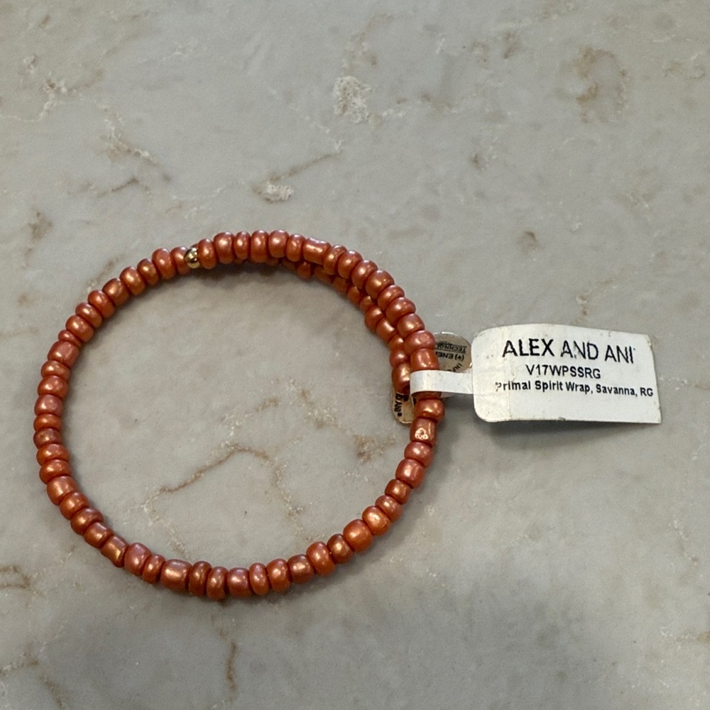 Alex and Ani Primal Spirit Wrap Bracelet - Copper